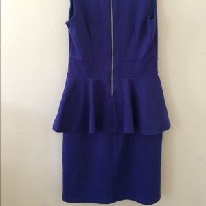Bar III Dresses - Royal purple peplum dress Bar III Dresses - Royal purple peplum dress